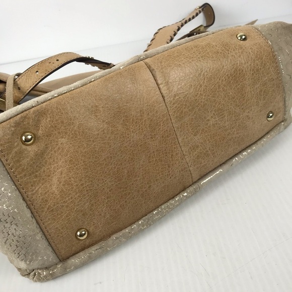 Aimee Kestenberg Beige and Cream Shoulder Bag - Picture 4 of 8